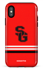 iPhone X/XS Tough Dragons PSG Rouge -