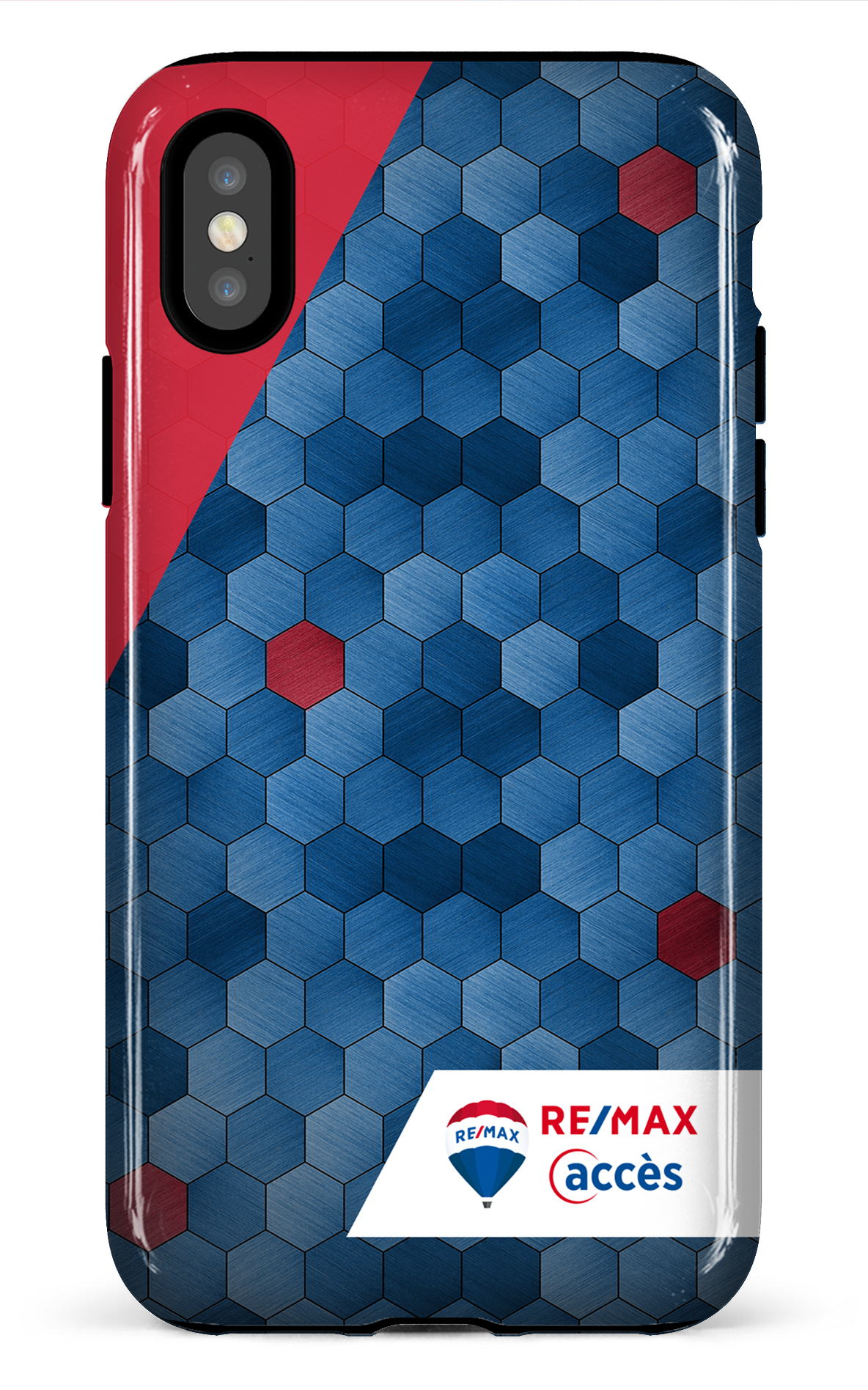 iPhone X/XS Tough Exagones texturés -