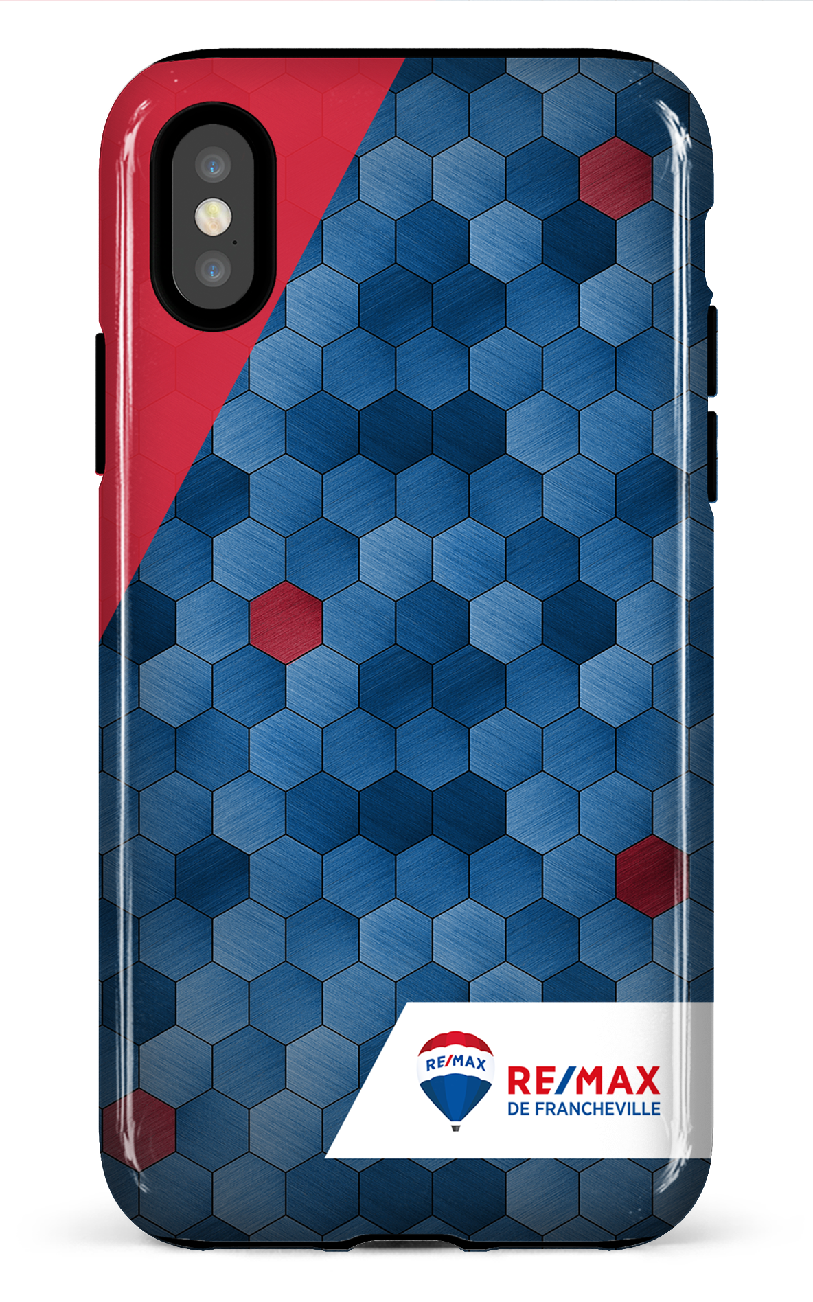 iPhone X/XS Tough Exagones texturés de Francheville -