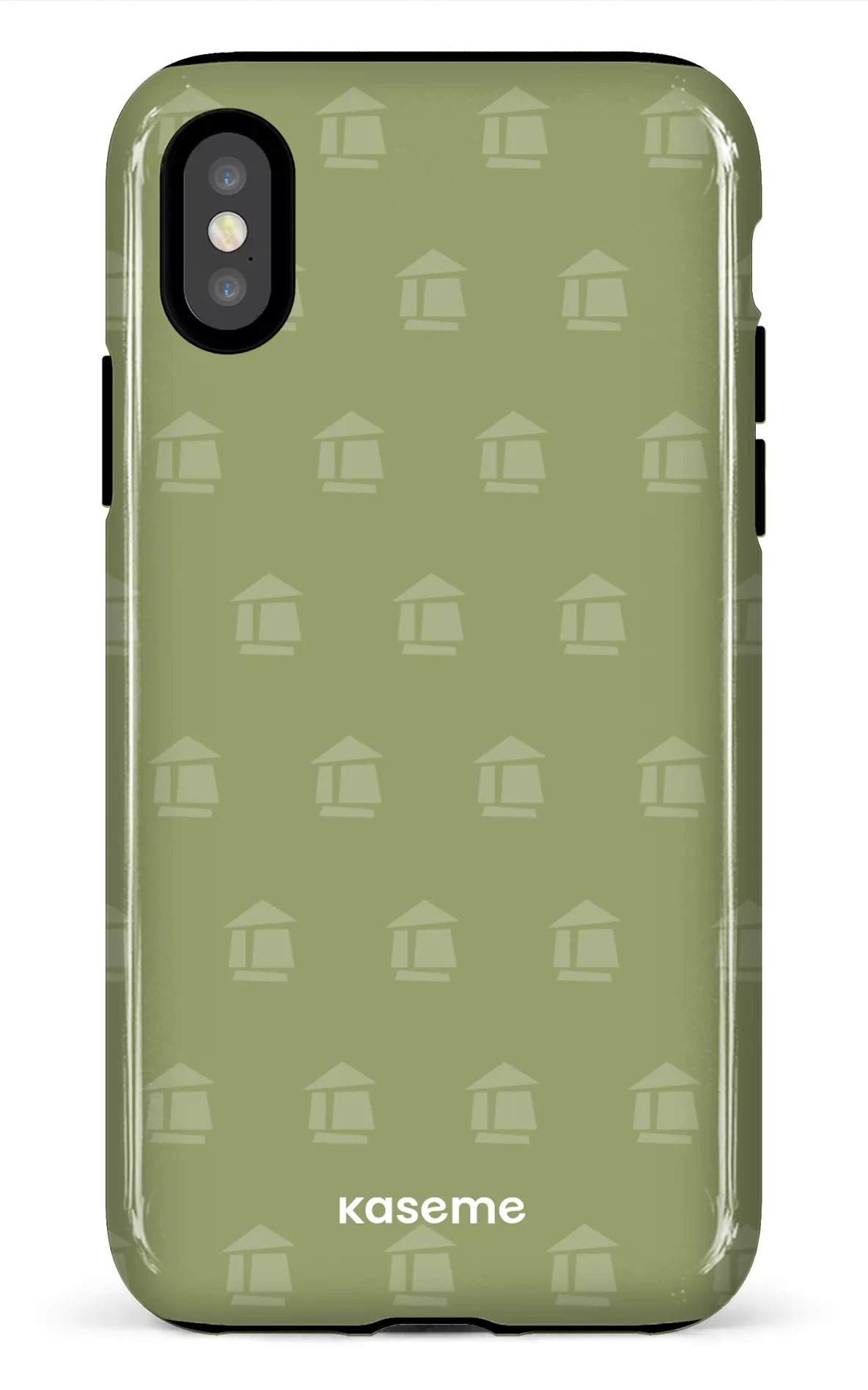 iPhone X/XS Tough Flordeco motif sauge -