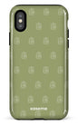 iPhone X/XS Tough Flordeco motif sauge -