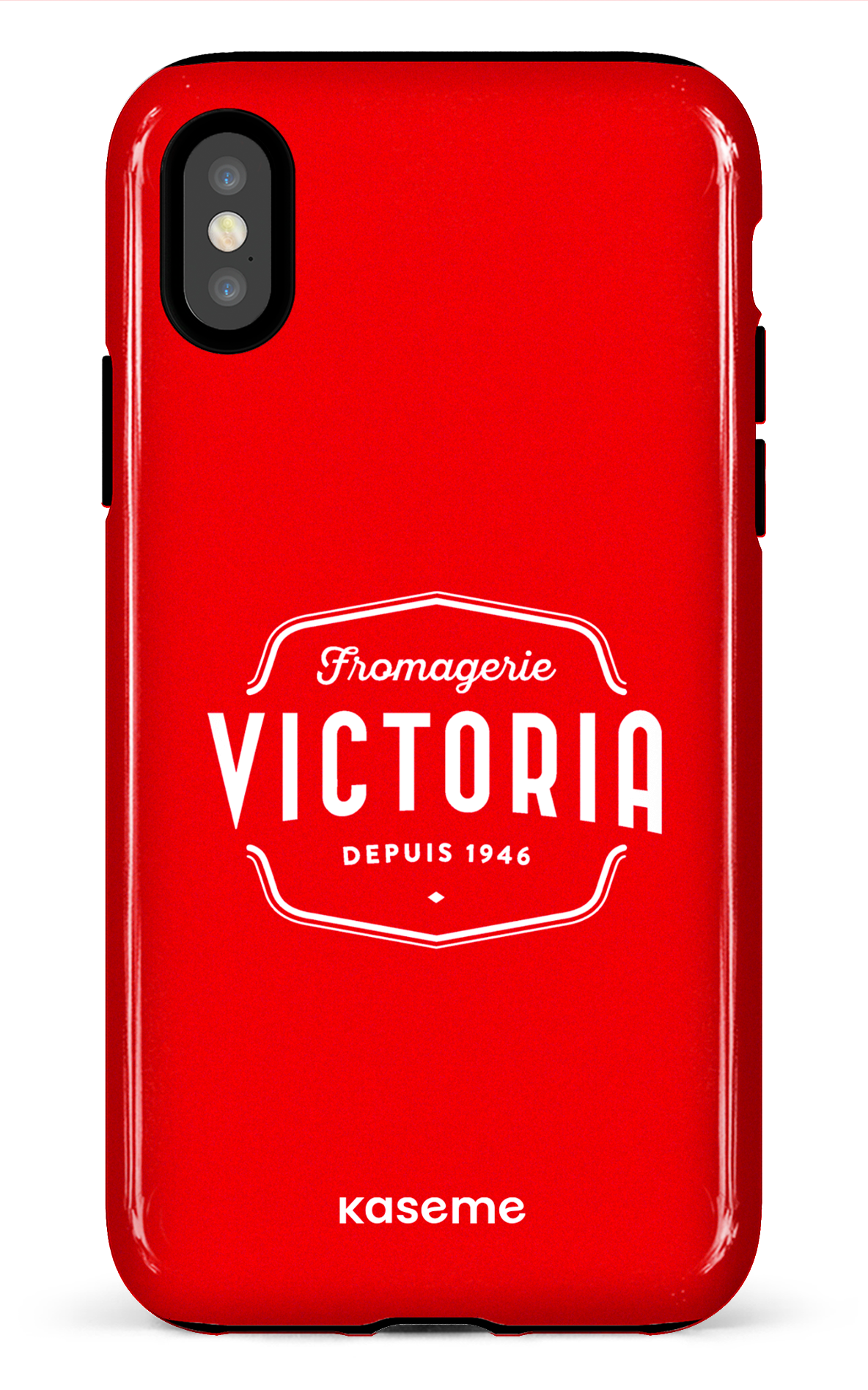 iPhone X/XS Tough Fromagerie Victoria Rouge -