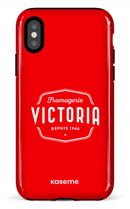 iPhone X/XS Tough Fromagerie Victoria Rouge -