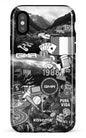 iPhone X/XS Tough GMR Collage Noir et Blanc -
