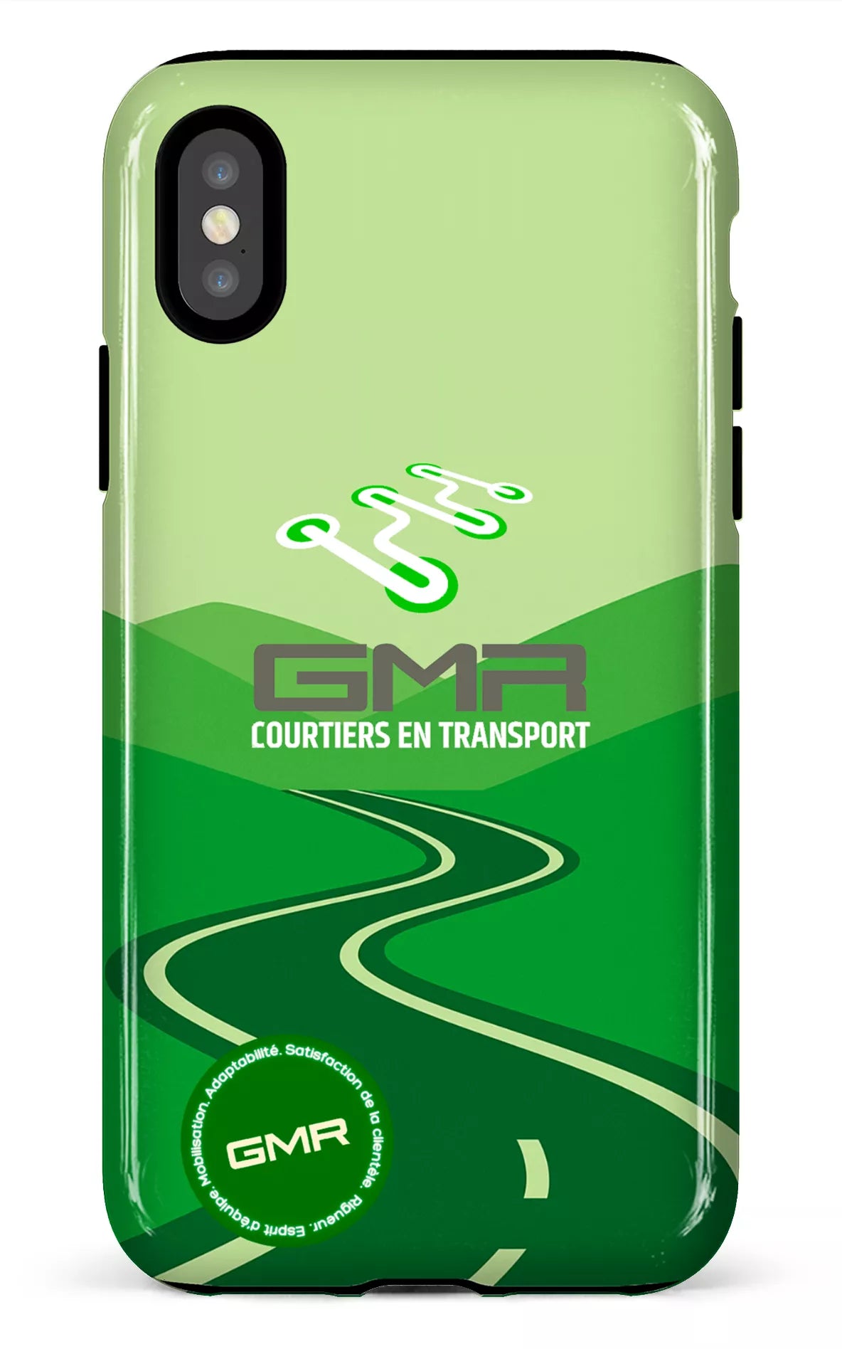 iPhone X/XS Tough GMR Route Vert -
