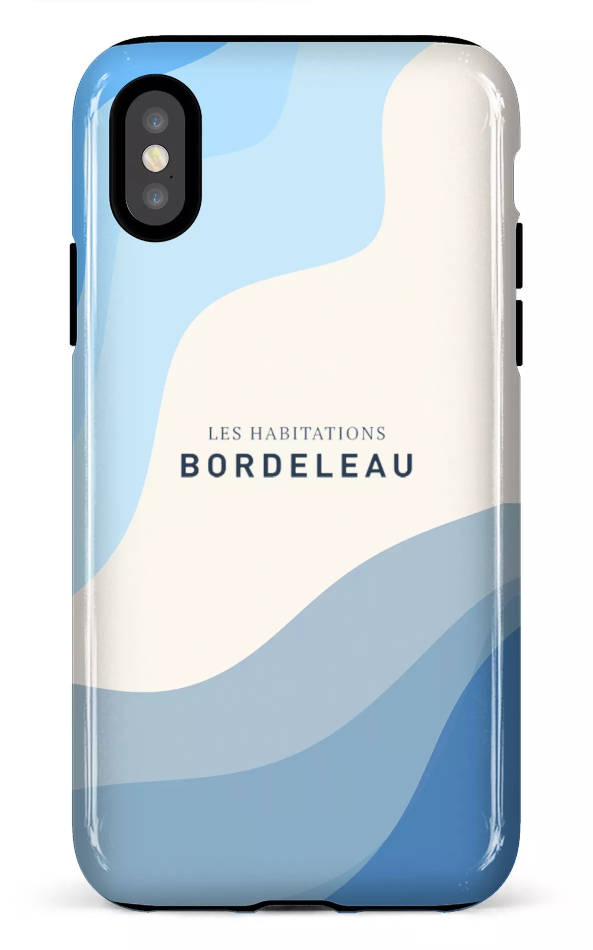 iPhone X/XS Tough HB - Bleu et Blanc -