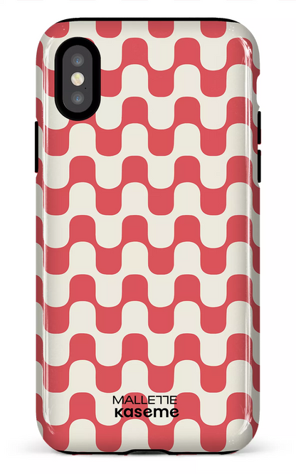 iPhone X/XS Tough Hippy Rouge x Mallette -