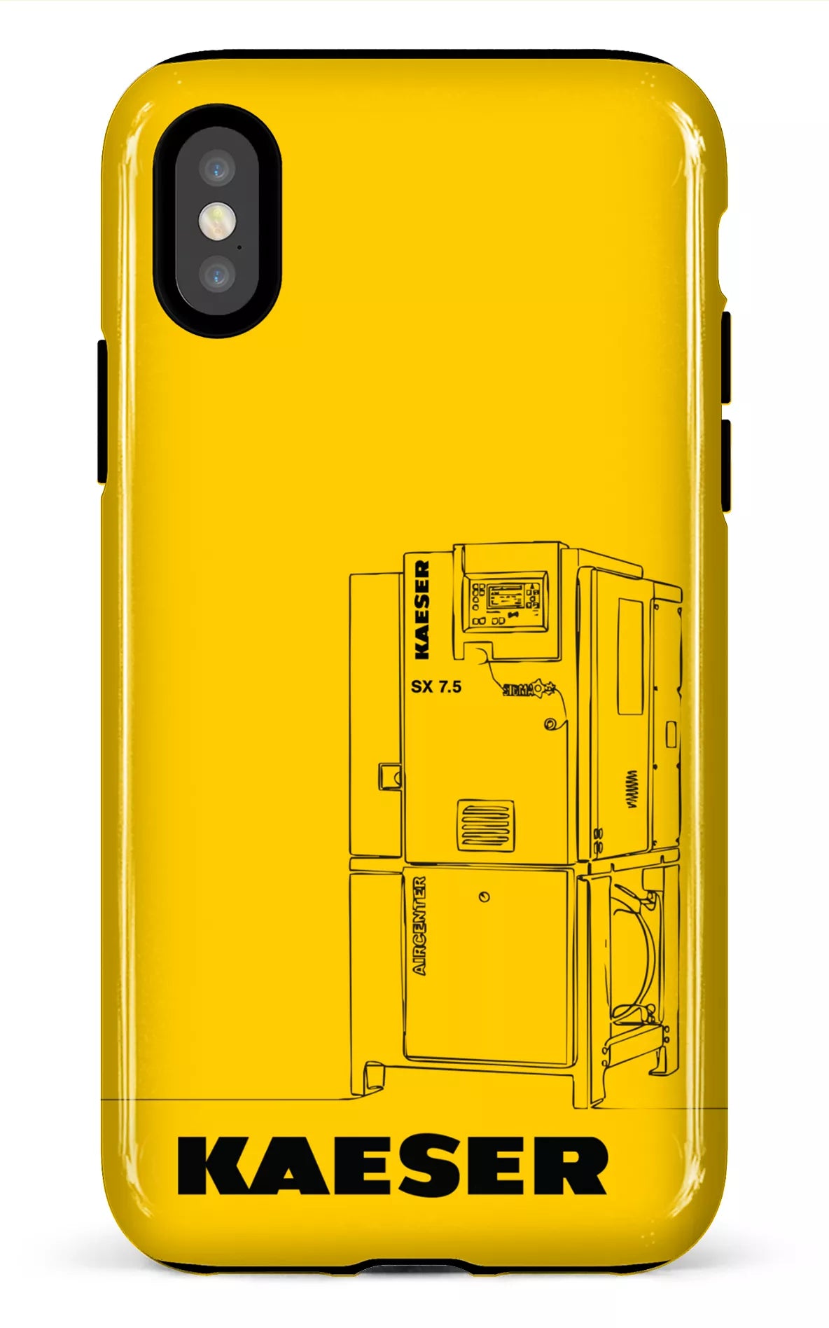 iPhone X/XS Tough Kaeser - The Golden Blueprint -