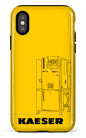 iPhone X/XS Tough Kaeser - The Golden Blueprint -
