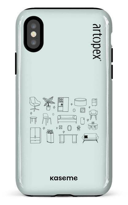 iPhone X/XS Tough L'essentiel menthe par Artopex -