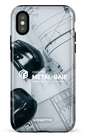 iPhone X/XS Tough Le plan par Métal-Baie -