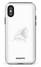 iPhone X/XS Tough Les Huskies Blanc -
