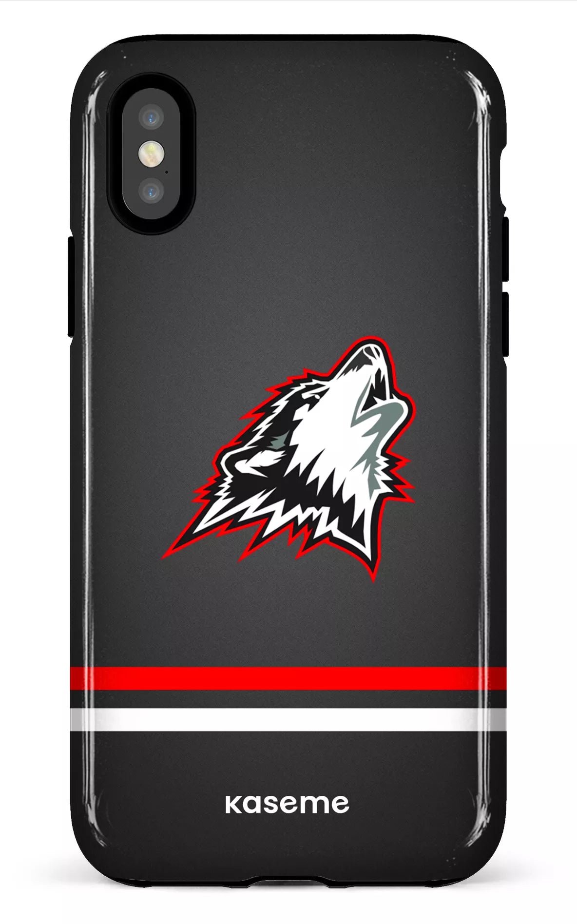 iPhone X/XS Tough Les Huskies Gris -