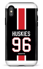 iPhone X/XS Tough Les Huskies Numéro -