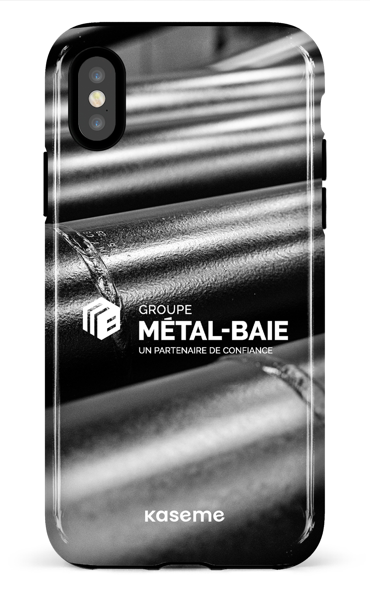 iPhone X/XS Tough Les tuyaux par Métal-Baie -