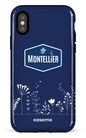 iPhone X/XS Tough Montellier Fleurs -