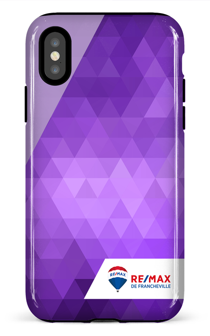 iPhone X/XS Tough Motif Triangle de Francheville -
