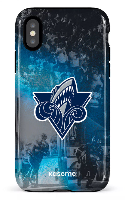 iPhone X/XS Tough Océanic Logo & Foule -