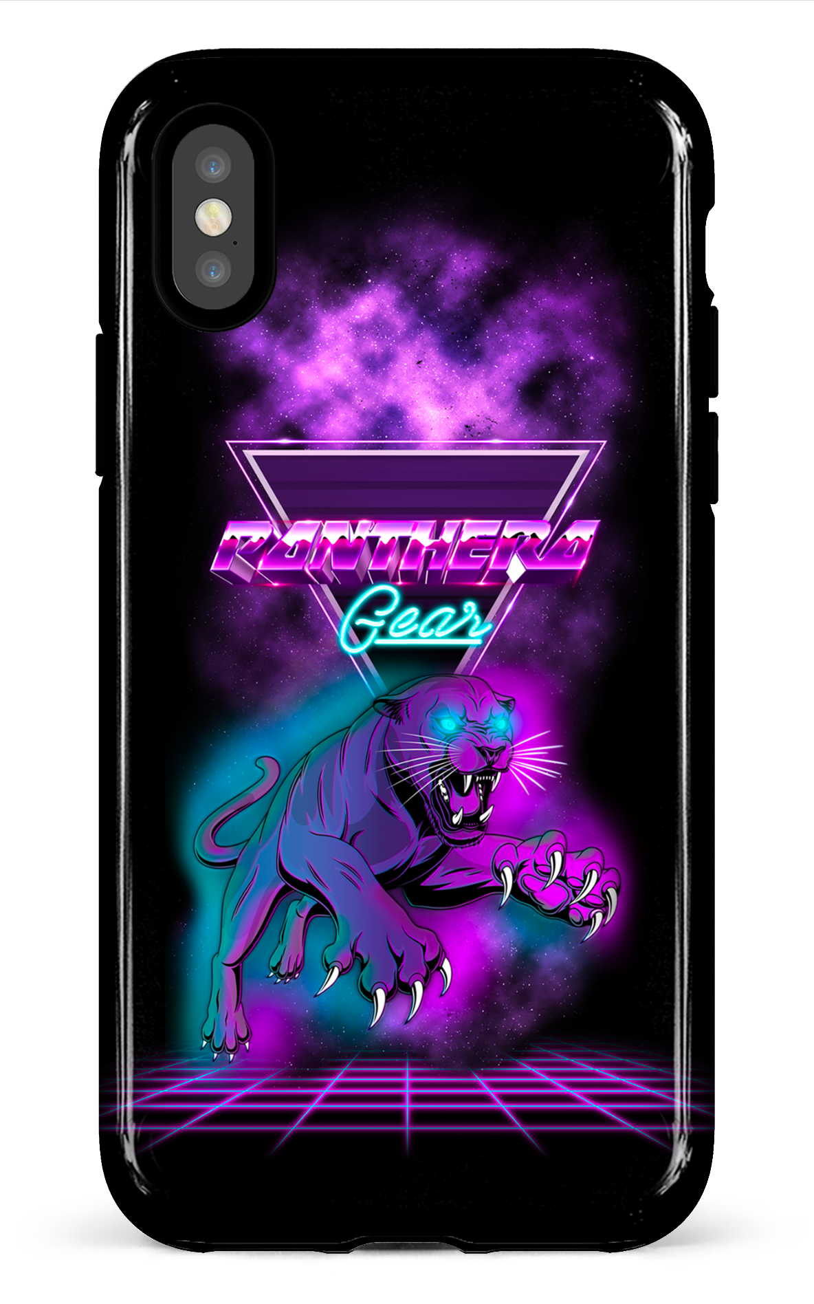 iPhone X/XS Tough Panthera 80's Noir -