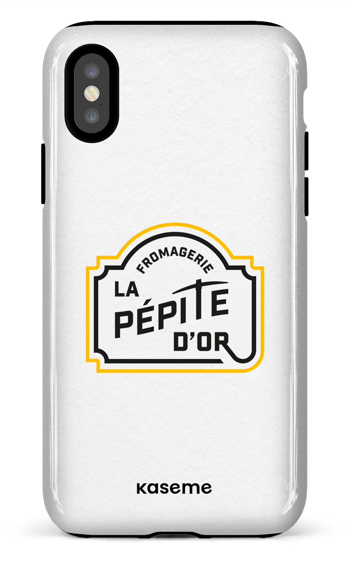 iPhone X/XS Tough Pépite Blanc -
