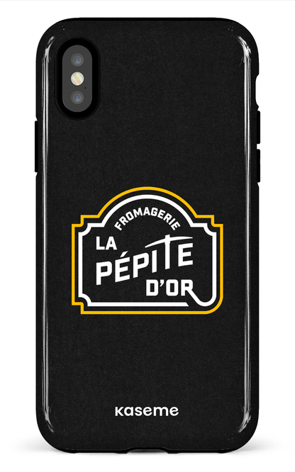 iPhone X/XS Tough Pépite Noir -