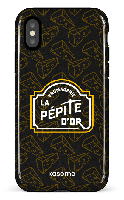 iPhone X/XS Tough Pépite x Fromages Noir -