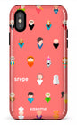 iPhone X/XS Tough Personnages Saumon -
