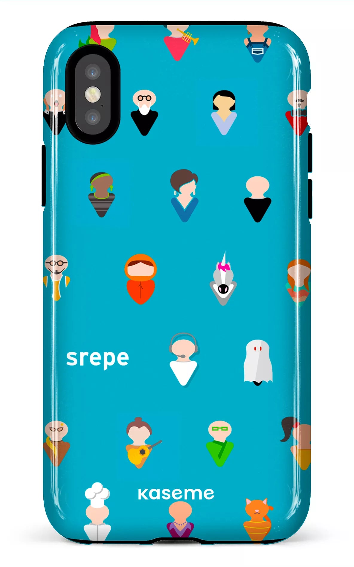 iPhone X/XS Tough Personnages Turquoise -