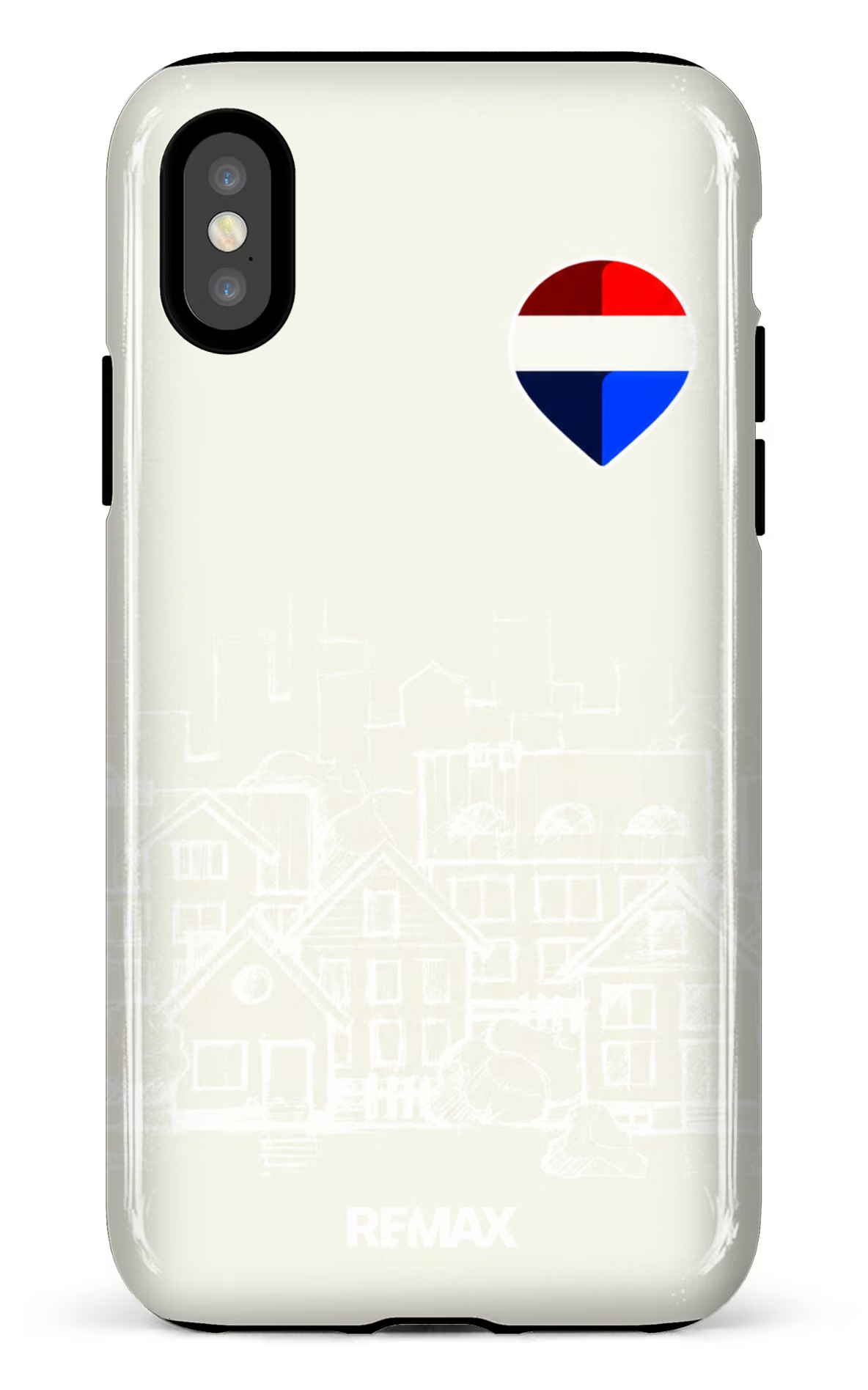 iPhone X/XS Tough Remax Sketch Beige -