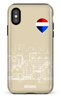 iPhone X/XS Tough Remax Sketch Crème -