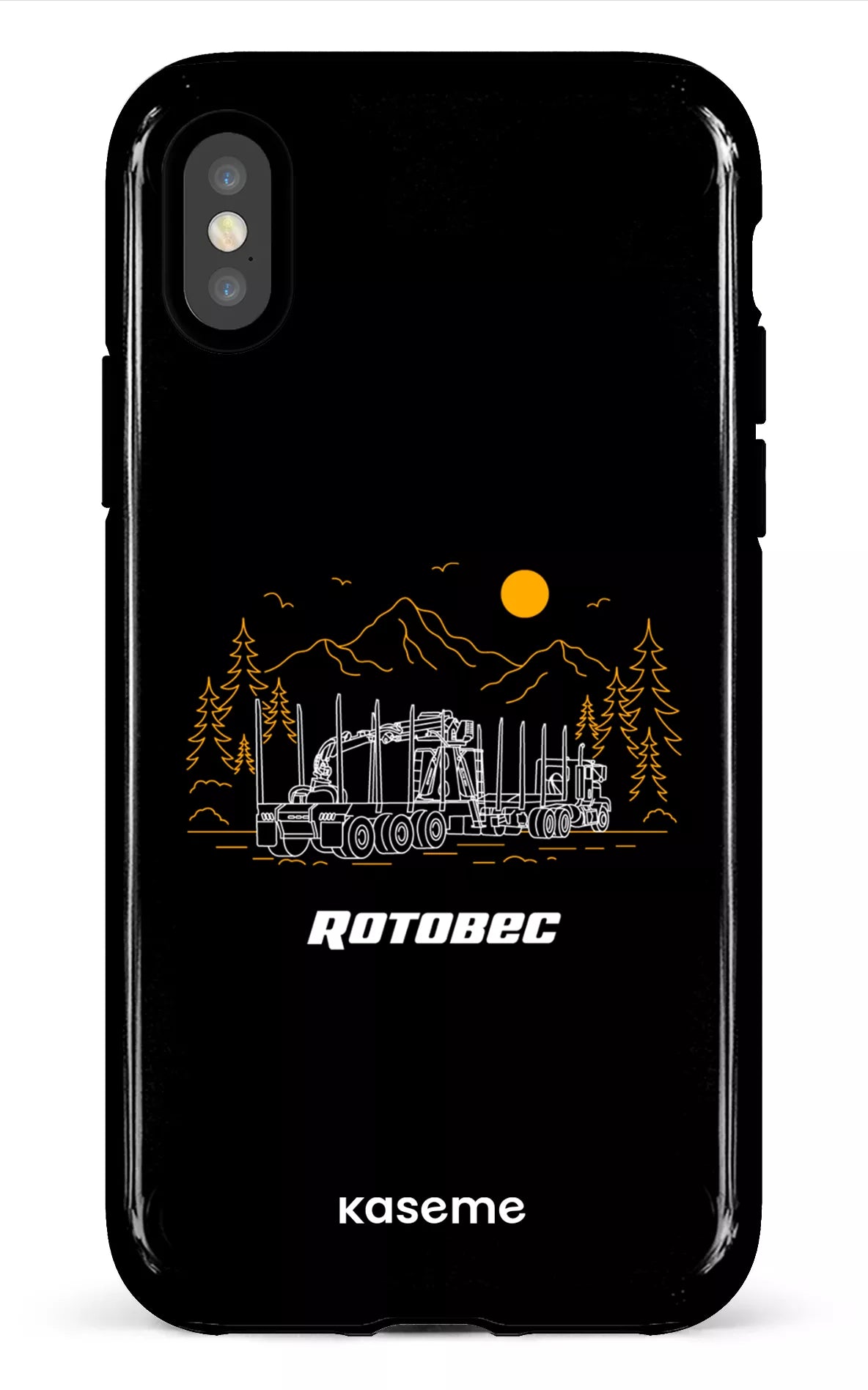 iPhone X/XS Tough Rotobec Noir -