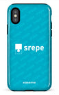 iPhone X/XS Tough SREPE Pattern Turquoise -