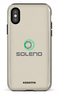 iPhone X/XS Tough Soleno Beige -