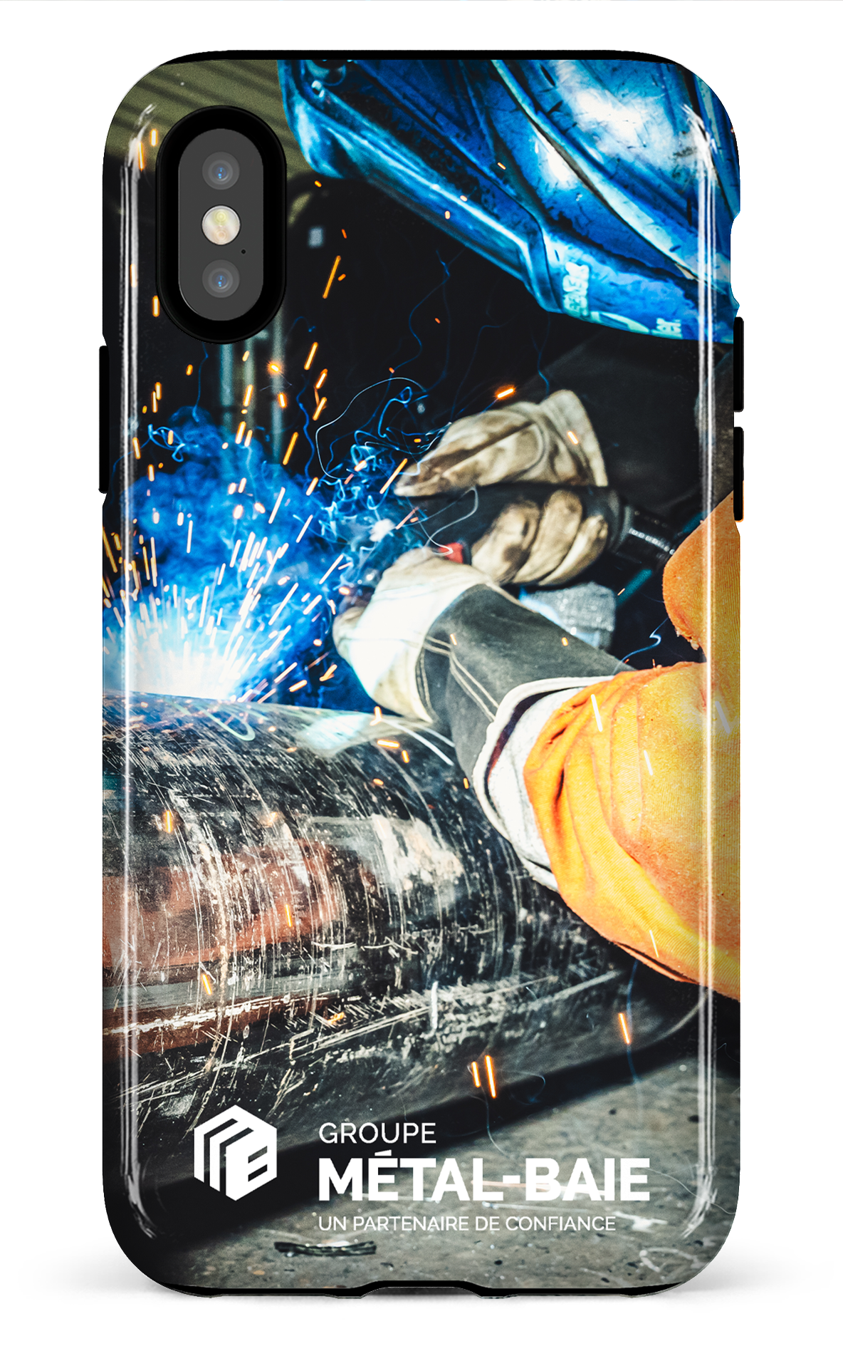 iPhone X/XS Tough Soudure par Métal-Baie -