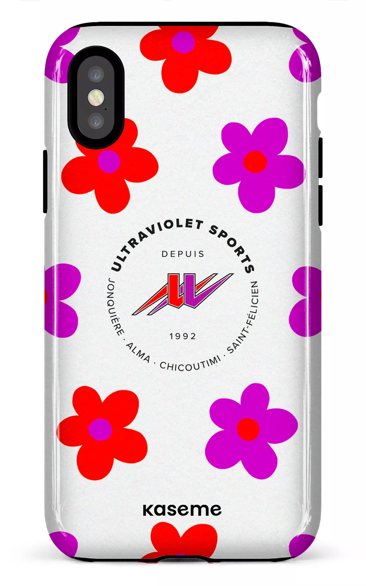 iPhone X/XS Tough UltraViolet Fleurs -