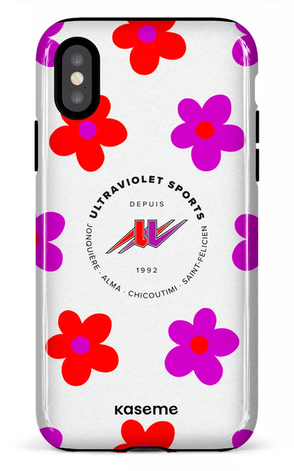 iPhone X/XS Tough UltraViolet Fleurs -