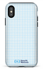 iPhone X/XS Tough Vichy bleu Westrock -