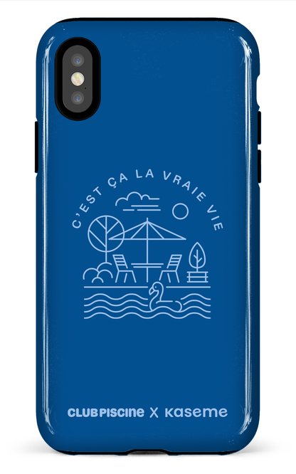 iPhone X/XS Tough Vraie Vie par Club Piscine -