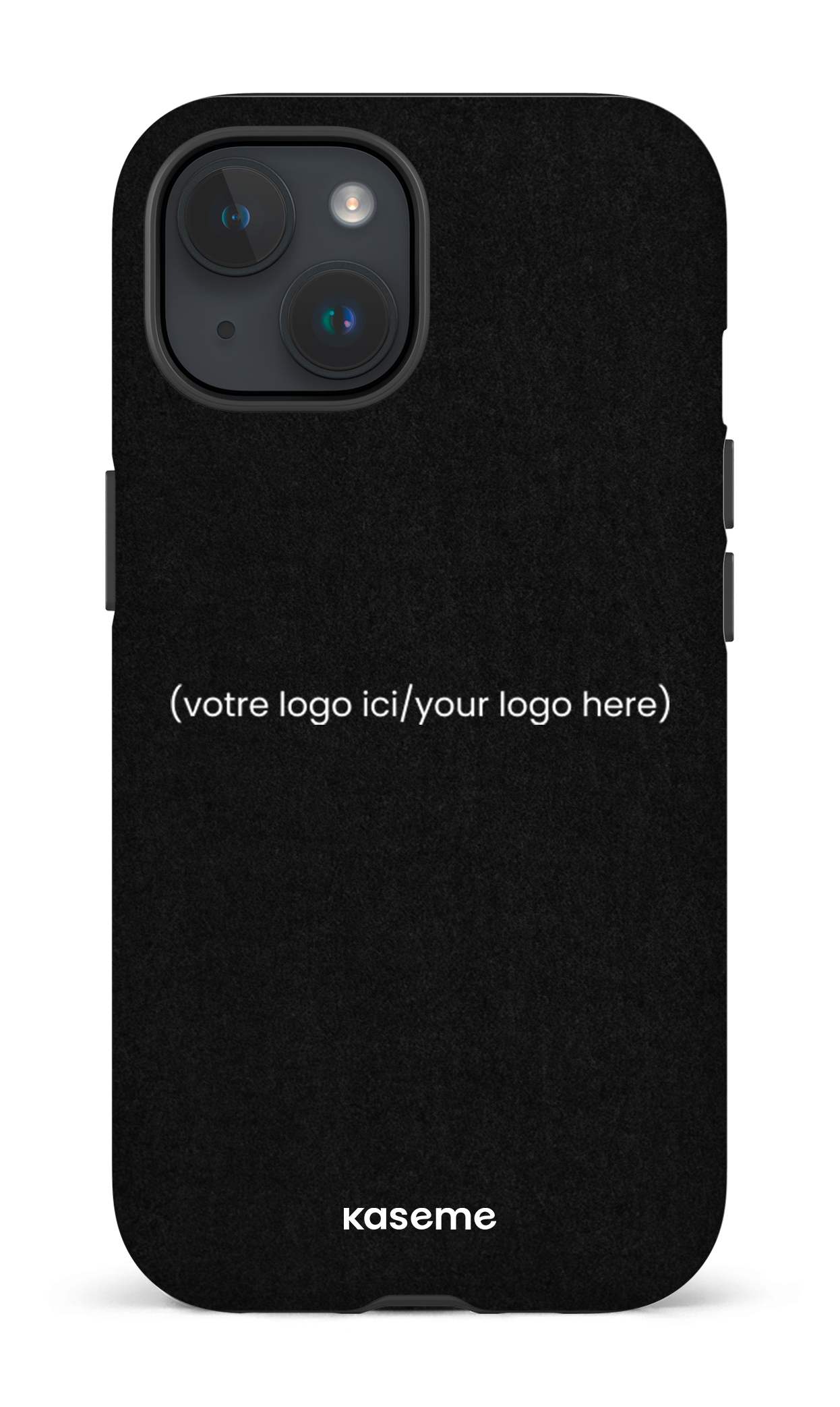iPhone 15 Tough (Matte) Votre logo ici / Your logo here -