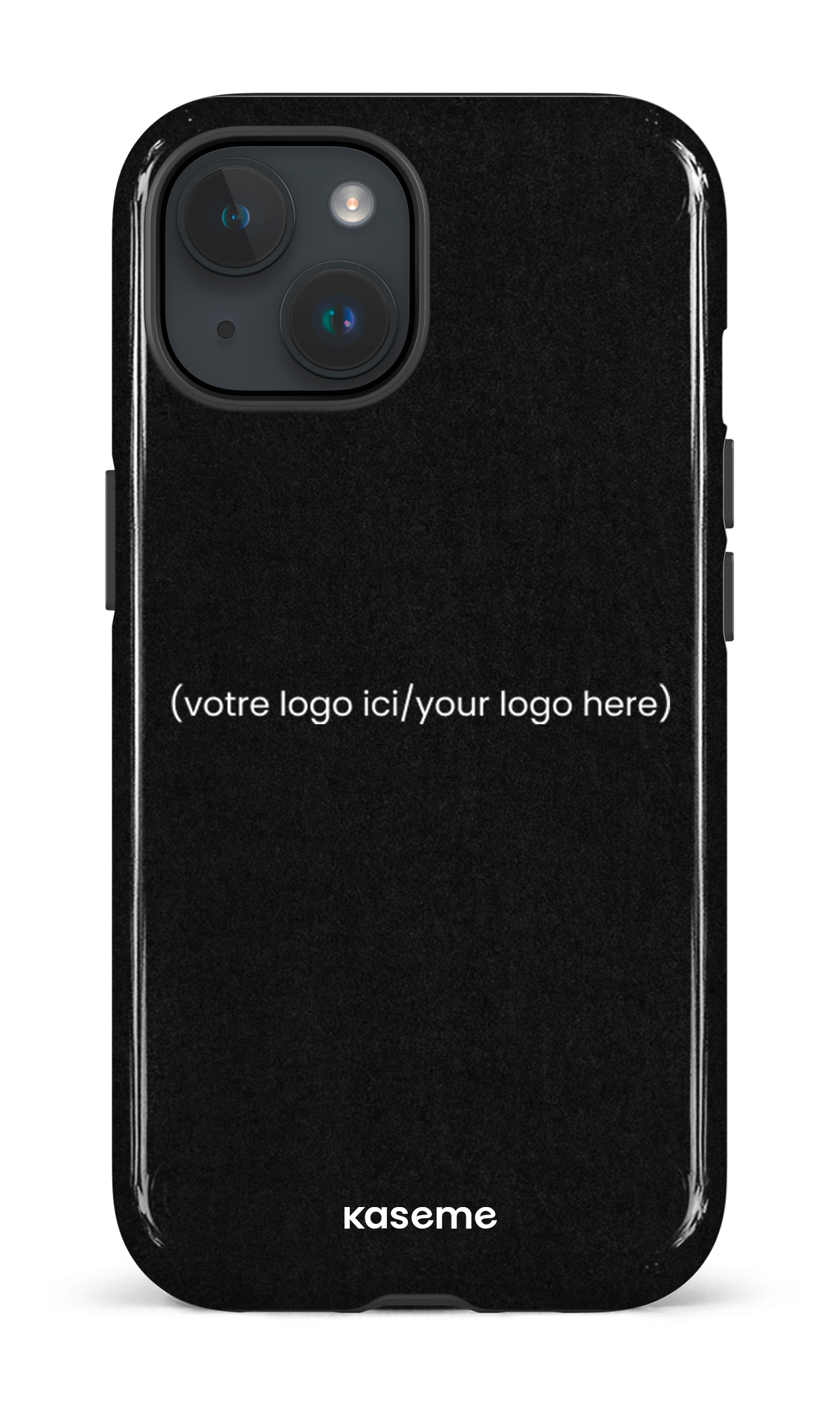 iPhone 15 Tough (Gloss) Votre logo ici / Your logo here -