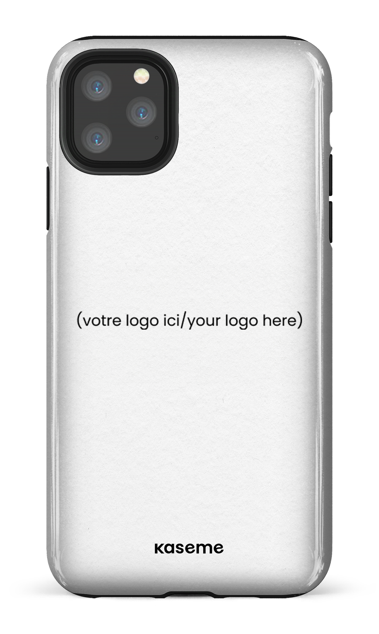 iPhone 11 Pro Max Tough Votre logo ici / Your logo here white -