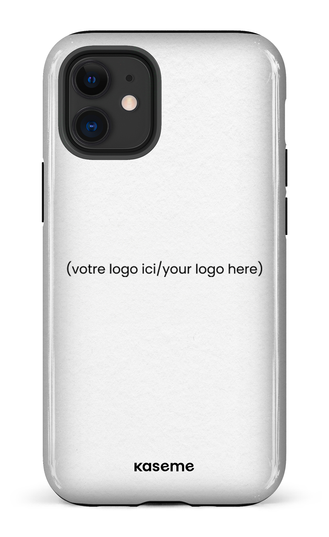 iPhone 12 Mini Tough Votre logo ici / Your logo here white -
