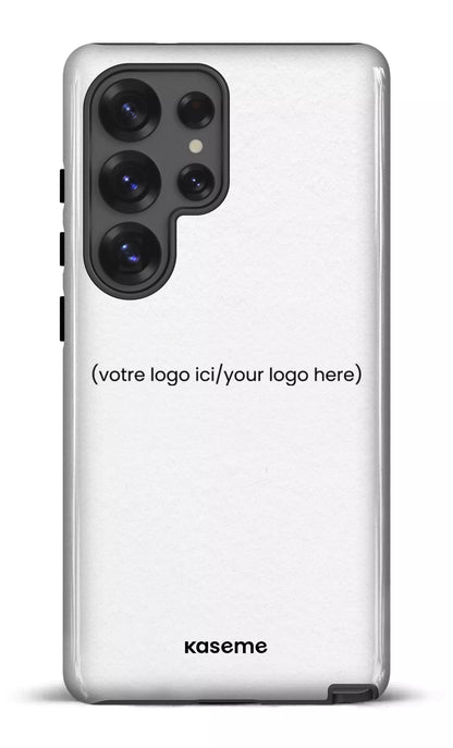Galaxy S25 Ultra Tough (Gloss) Votre logo ici / Your logo here white -
