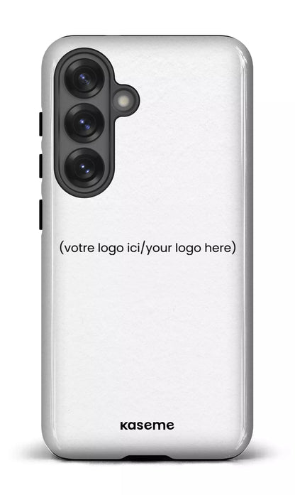 Galaxy S25 Tough (Gloss) Votre logo ici / Your logo here white -