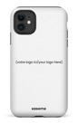 iPhone 11 Tough Matte Votre logo ici / Your logo here white -