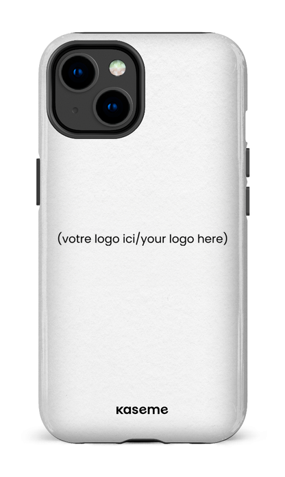 iPhone 14 Tough Gloss Votre logo ici / Your logo here white -