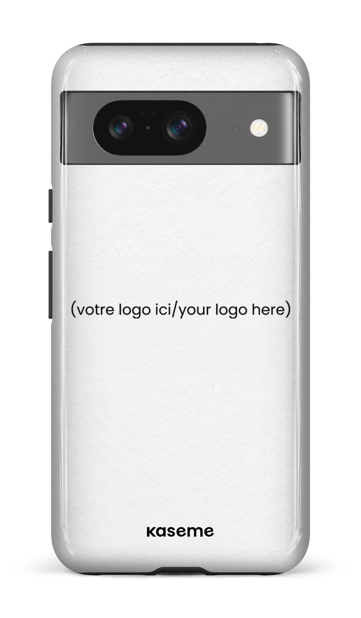 Google Pixel 8 Tough Gloss Votre logo ici / Your logo here white -