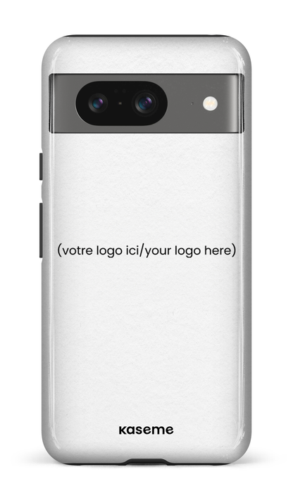 Google Pixel 8 Tough Gloss Votre logo ici / Your logo here white -