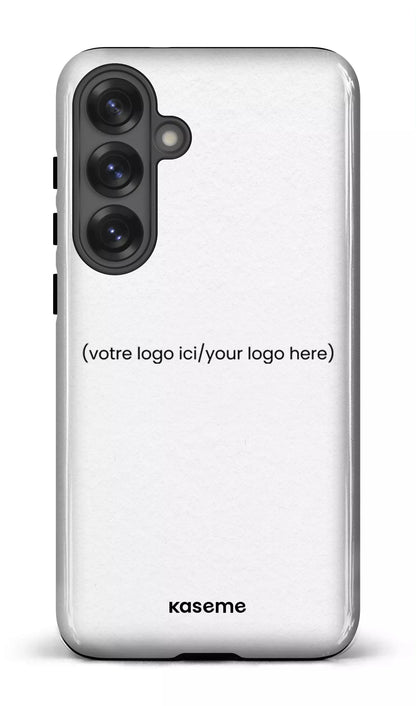 Galaxy S25 Plus Tough (Gloss) Votre logo ici / Your logo here white -