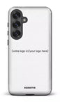 Galaxy S25 Plus Tough (Gloss) Votre logo ici / Your logo here white -